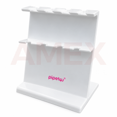 Stativ pentru pipete AHN pipet4u, 4 pozitii, alb