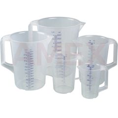 Cana de masurare industriala Burkle din PP, cu maner inchis, 3000 ml