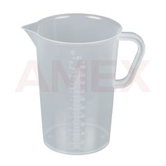 Cana gradata Burkle din PP, cu maner, scala transparenta in relief, 2000 ml
