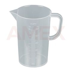 Cana gradata Burkle din PP, cu maner, scala transparenta in relief, 500 ml