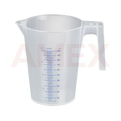 Cana gradata stivuibila Burkle din PP, cu maner deschis, 1000 ml