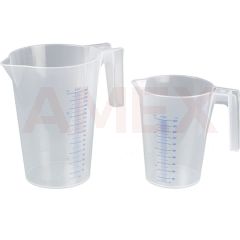 Cana gradata stivuibila Burkle din PP, cu maner deschis, 2000 ml