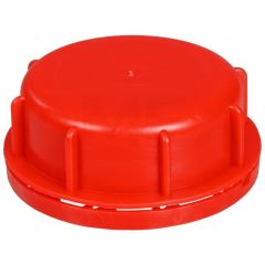 Capac filetat Burkle cu sigiliu de garantie, DIN 60, rosu