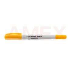Cryo Marker de laborator cu doua capete, galben
