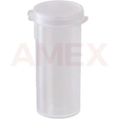 Flacon pentru mostre Burkle Pure din PP, cu capac atasat cu clic, 50 ml