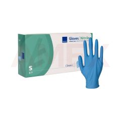 Manusi de examinare din nitril Antimicrobiene Abena Clasic, marimea S, 100 bucati