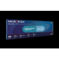 Manusi de protectie Ansell MICROFLEX 93-244, marime 8.5/9, lungime 395 mm, 100 buc