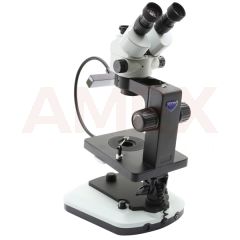 Microscop trinocular stereozoom gemologic Optika OPTIGEM-20, 10x