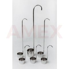Polonic din otel inoxidabil Fisher, L 381 mm, 120 ml
