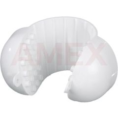Protectie pentru mana Burkle HotGrip din silicon, pentru degetul mare si 2-3 degete, alba