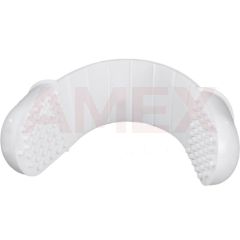 Protectie pentru mana Burkle HotGrip din silicon, pentru degetul mare si un deget, alba