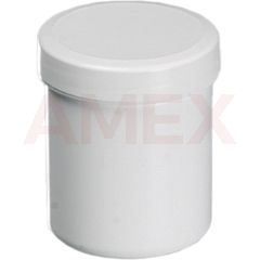 Recipient cu capac filetat Burkle din polipropilena, alb, 25 ml