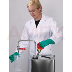 Pompa manuala pentru solventi Burkle, pentru canistre de staniol, 10 l / minut