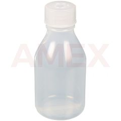 Sticla Burkle cu gat ingust din Bio-PE (Green LDPE), cu capac filetat GL 18, 50 ml