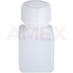 Sticla patrata Burkle cu baza patrata si gat ingust din HDPE, GL 18, 20 ml