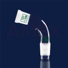 Adaptor curbat de distribuire ISOLAB, slif soclu NS 14/23, slif con NS 14/23