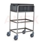 Carucior ROTH din otel inoxidabil, 620*460 mm, 200 kg