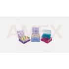 Cutie ISOLAB pentru depozitare criotuburi de 2 ml, culoare roz