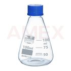 Pahare Erlenmeyer Assistent Basic cu capac cu filet GL 45, 500 ml, 2 buc
