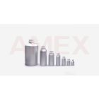 Sticle de laborator ISOLAB din aluminiu, cu gat ingust si capac filetat, 600 ml, 80 buc