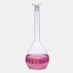 Baloane cotate ISOLAB cu slif NS 10/19, 5 ml, clasa A, 2 buc
