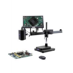 Microscop industrial digital Optika IS-02 cu camera C-HAF, 14x